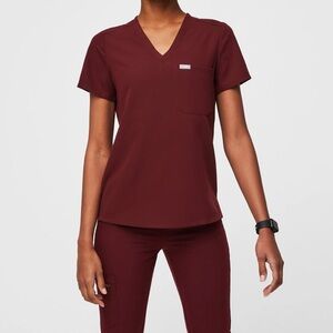 Figs Set Catarina One pocket Scrub Top and Yola High Waisted Skinny Pants XXS